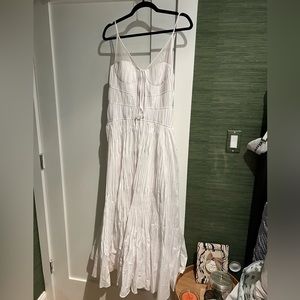 NWT Simkhai white pleated dress